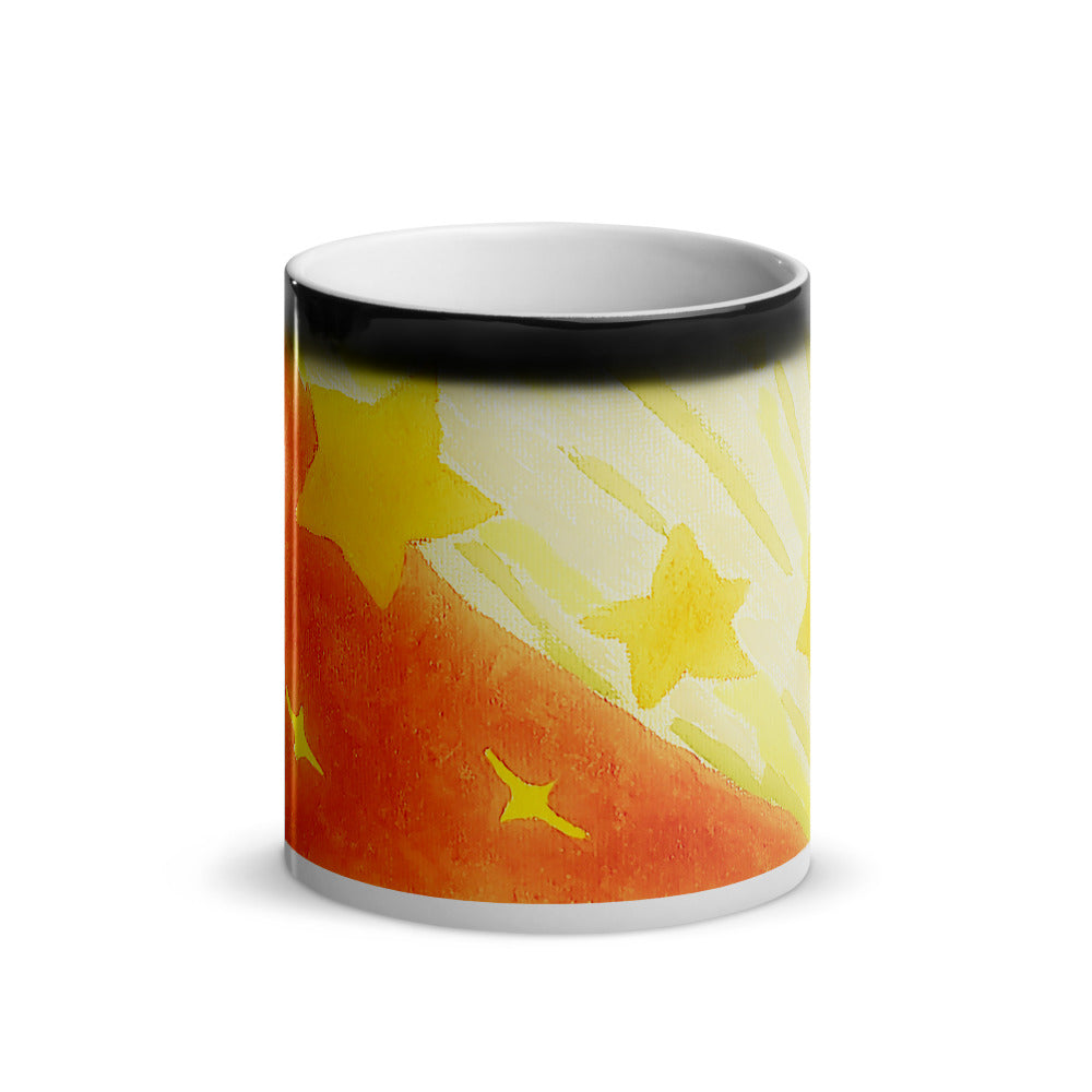 Starberst bright wrap Glossy Magic Mug