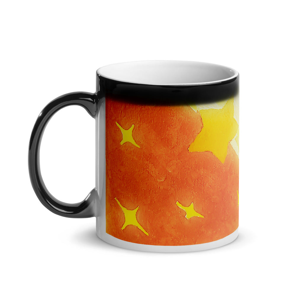 Starberst bright wrap Glossy Magic Mug