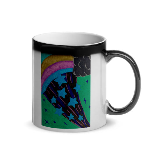 Starberst dark reg. Glossy Magic Mug