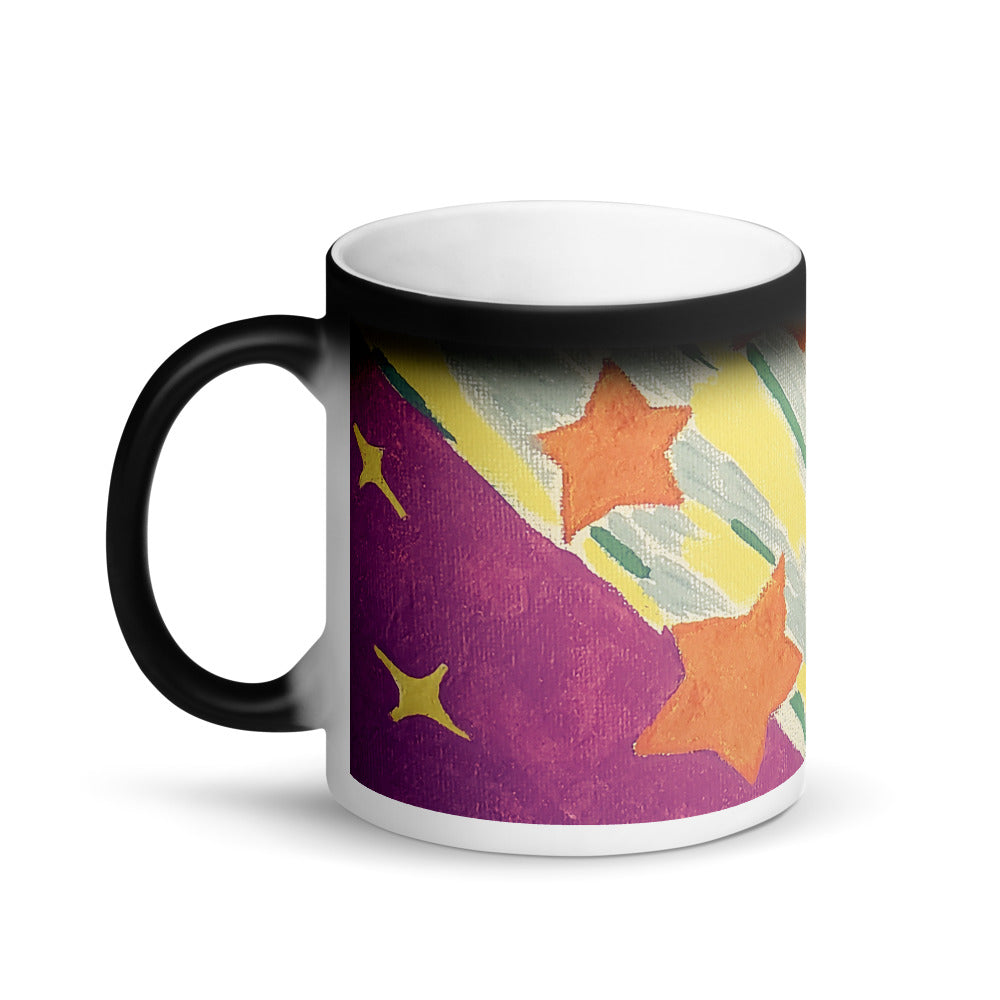 Starberst reg. Wrap Matte Black Magic Mug