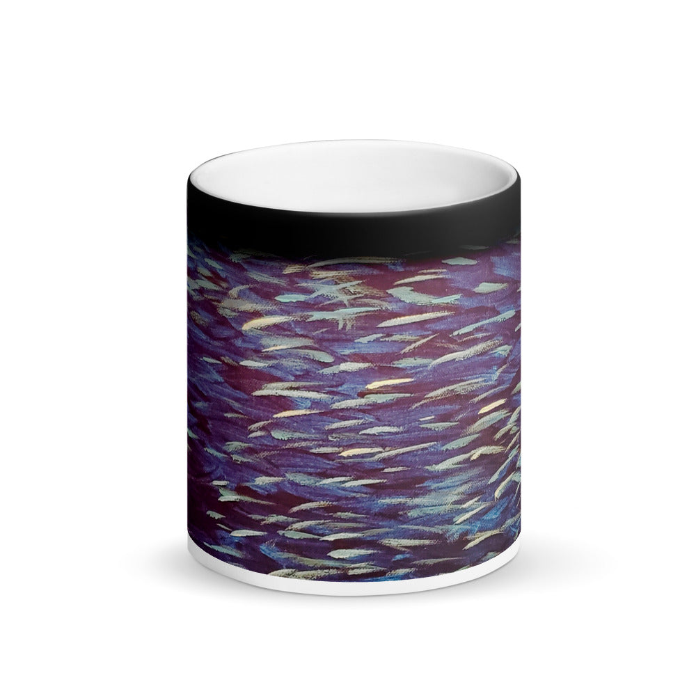 Ocean Matte Black Magic Mug