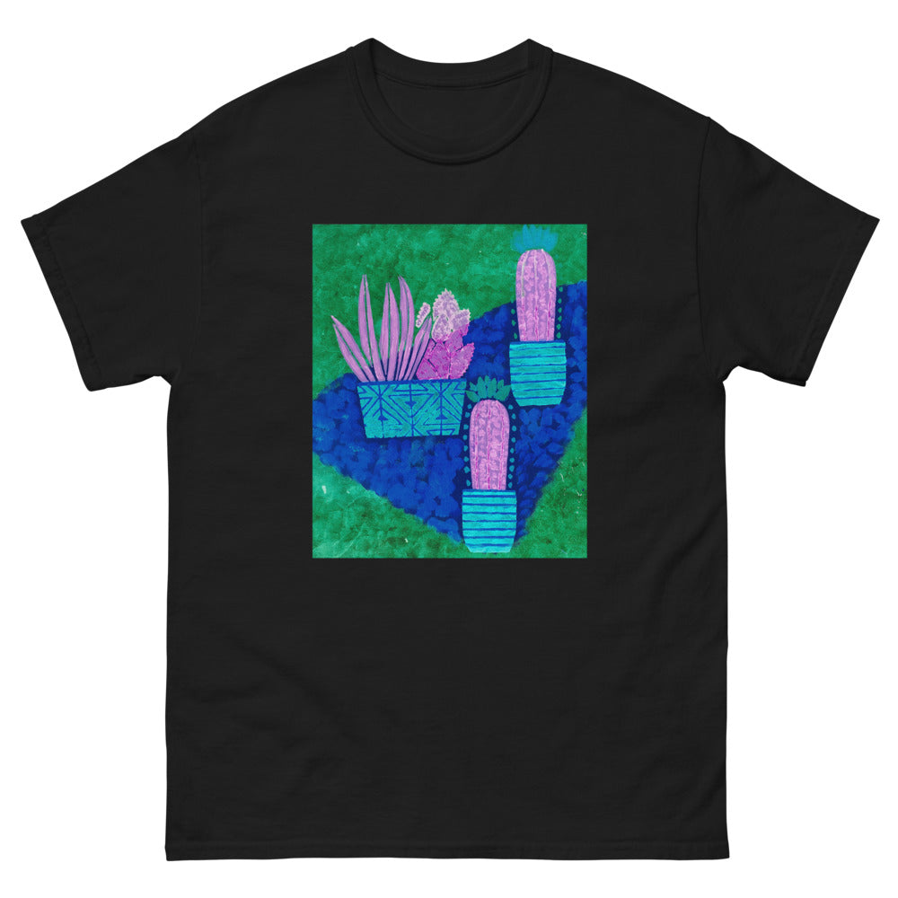 Cacti blue green Men's heavyweight tee