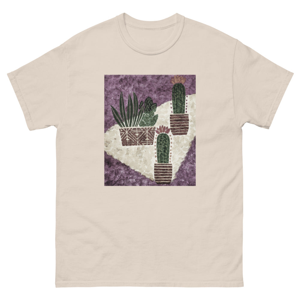 Cacti purple Men's heavyweight tee