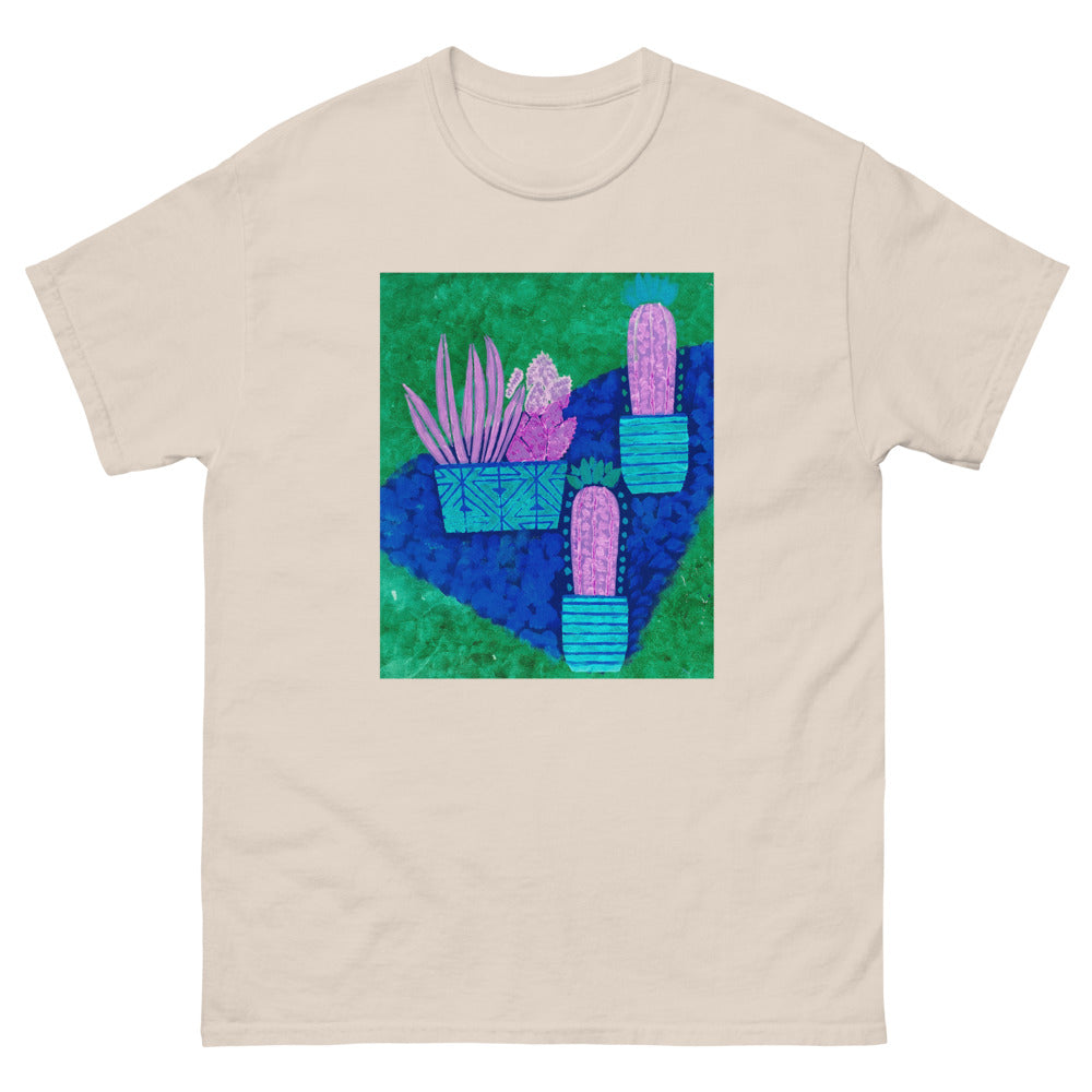 Cacti blue green Men's heavyweight tee