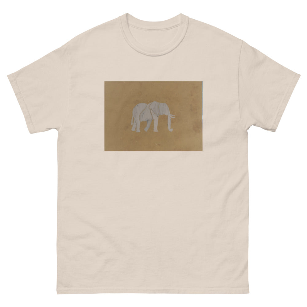 Brown Elephant Men's heavyweight tee