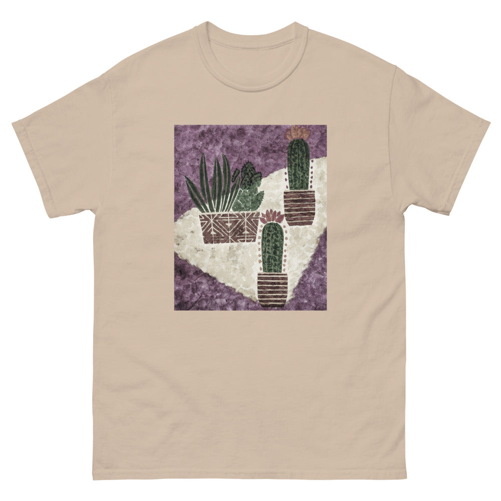 Cacti purple Men's heavyweight tee