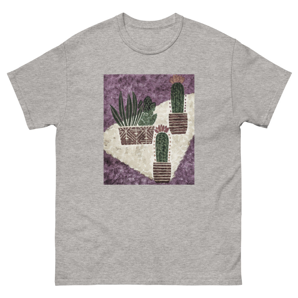 Cacti purple Men's heavyweight tee