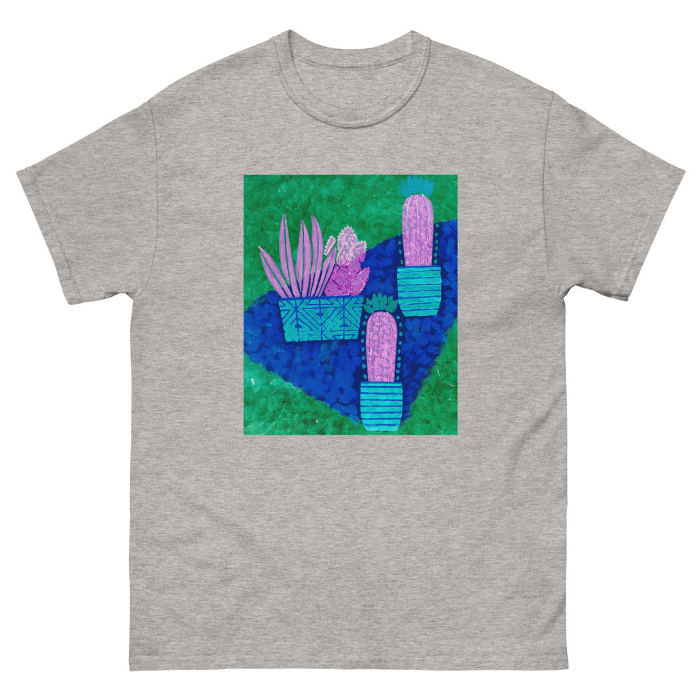 Cacti blue green Men's heavyweight tee