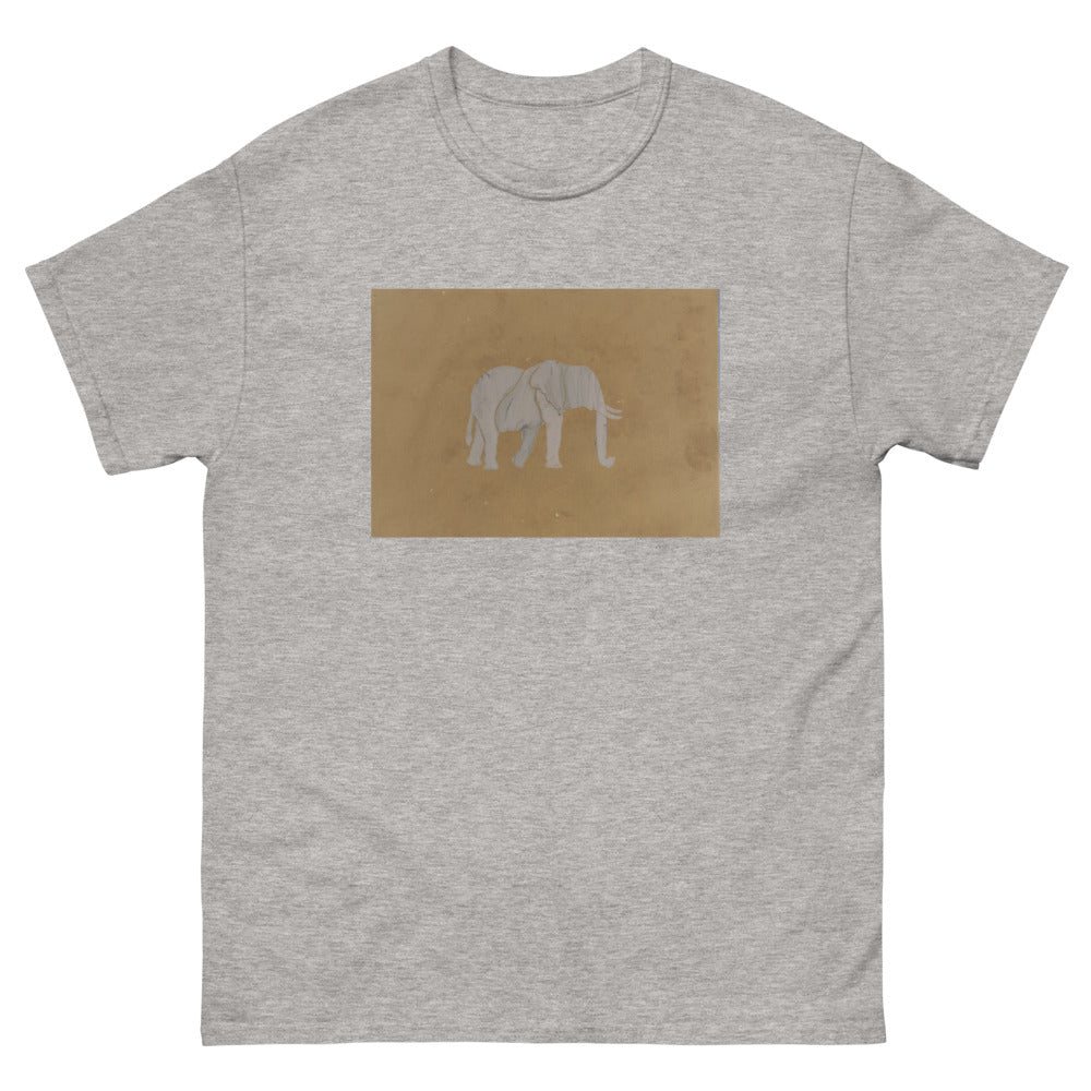 Brown Elephant Men's heavyweight tee