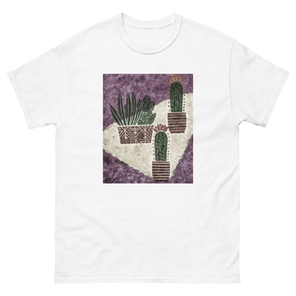 Cacti purple Men's heavyweight tee