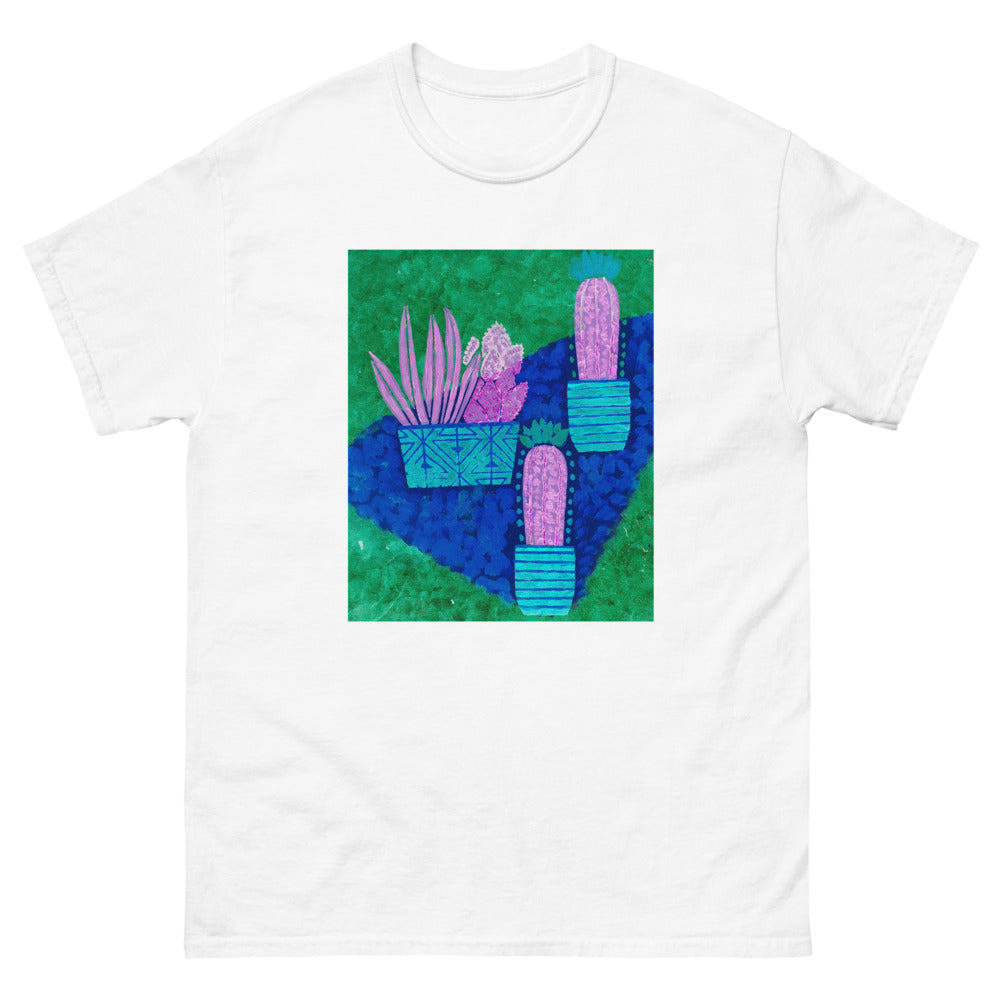 Cacti blue green Men's heavyweight tee