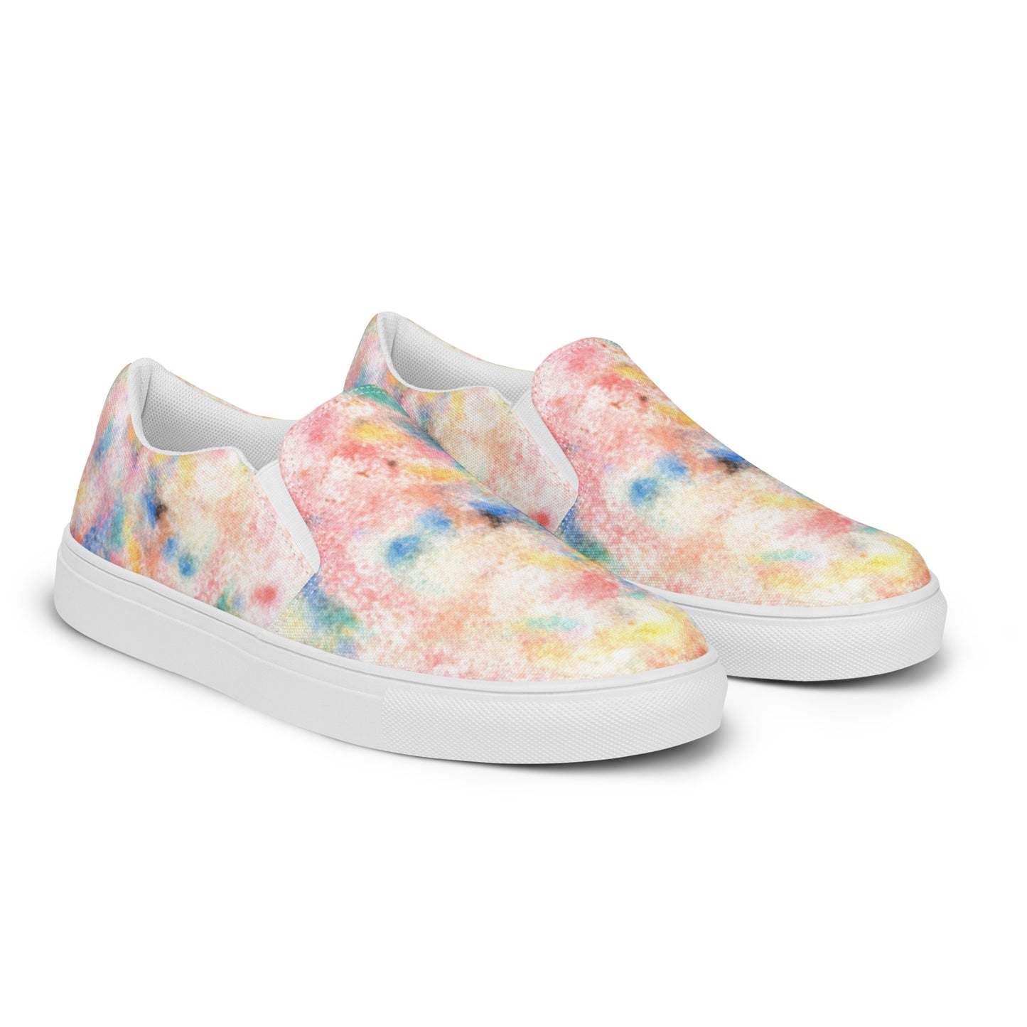 Light Colorful Sand Men’s slip-on canvas shoes by Hannah