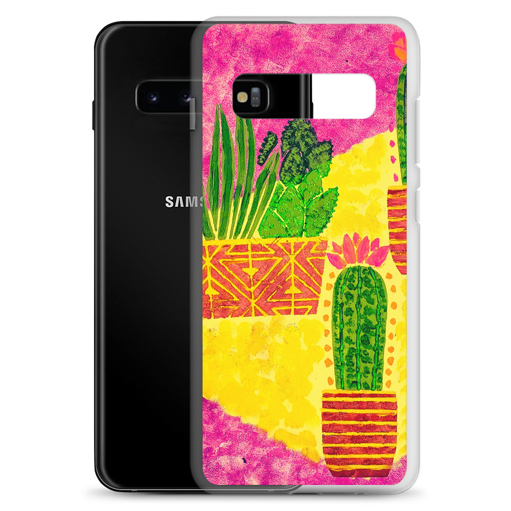 Cacti pink Samsung Case