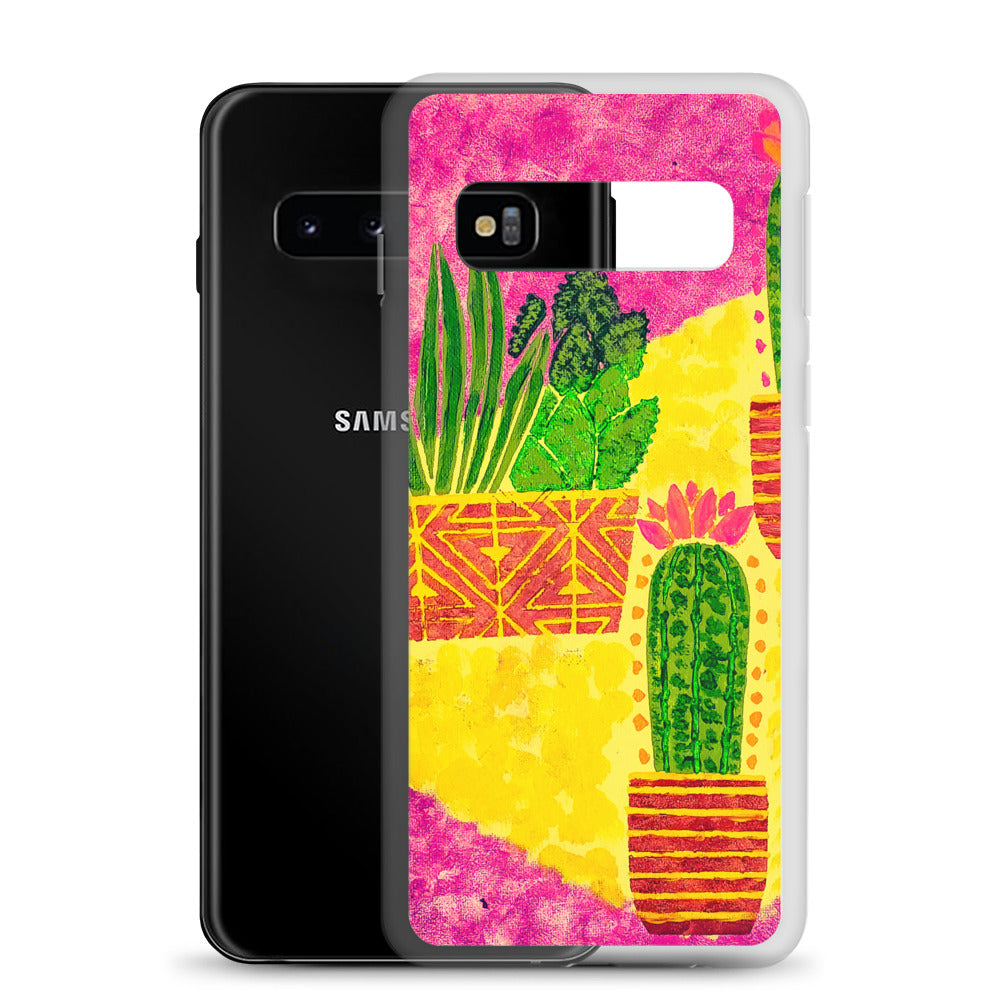 Cacti pink Samsung Case