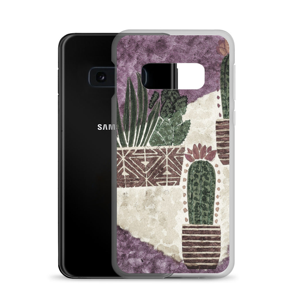 Cacti purple Samsung Case