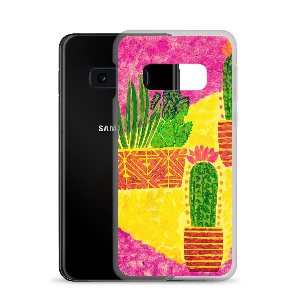 Cacti pink Samsung Case