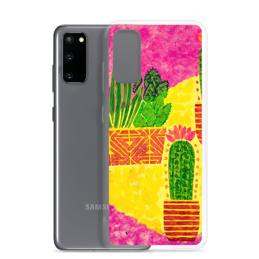 Cacti pink Samsung Case