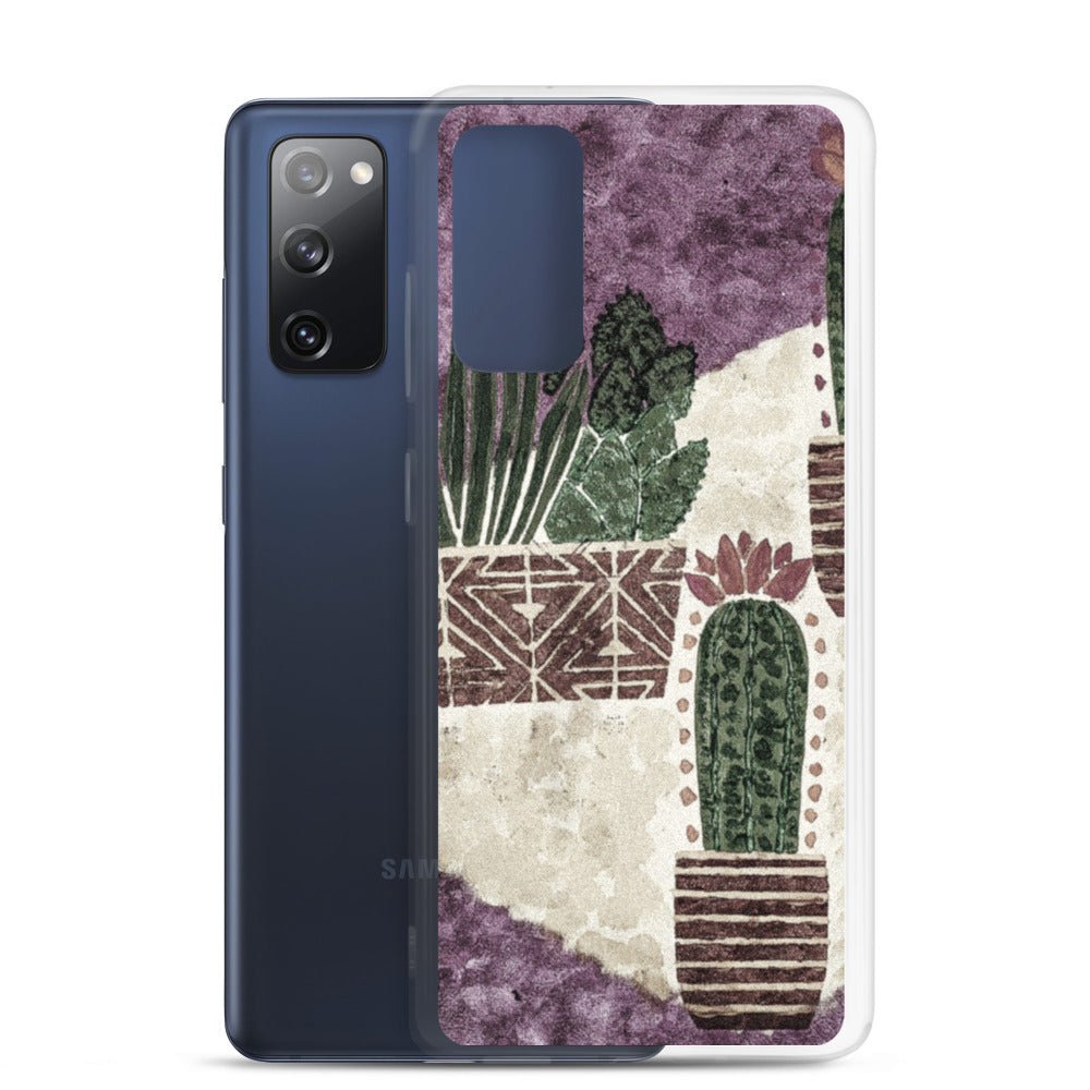 Cacti purple Samsung Case