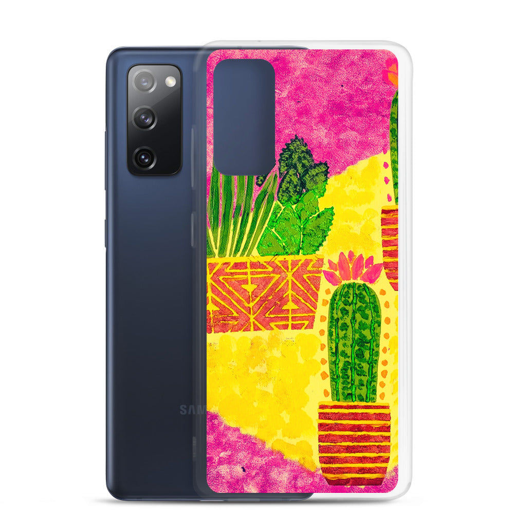 Cacti pink Samsung Case