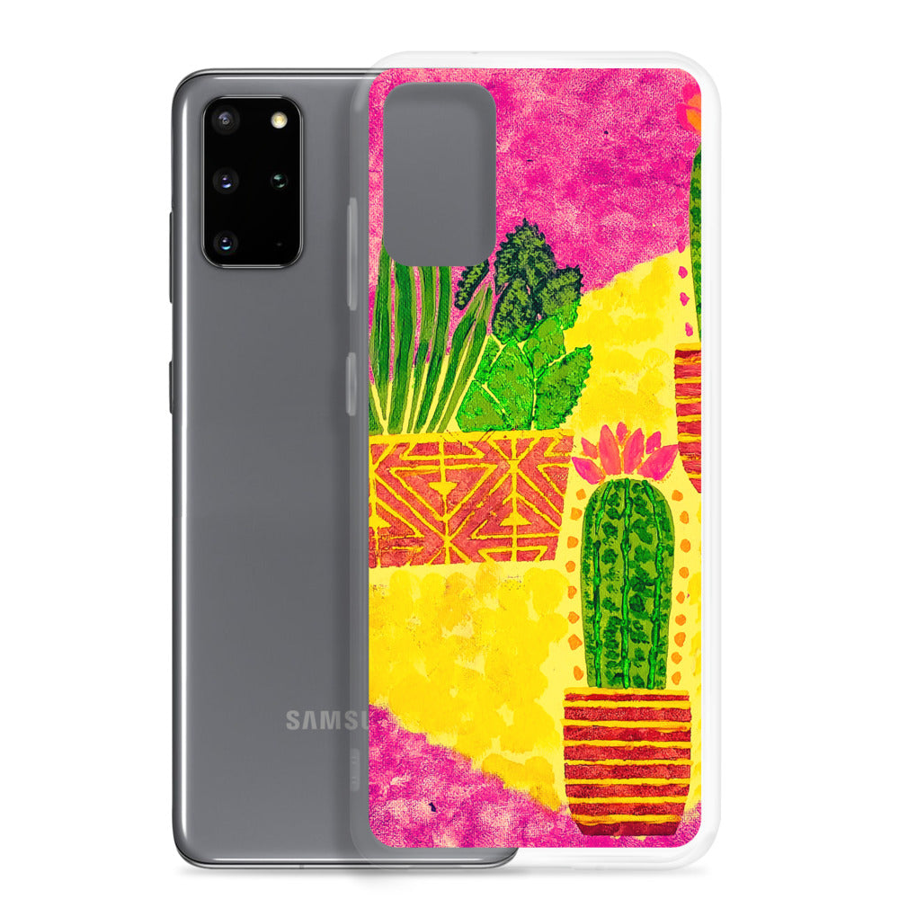 Cacti pink Samsung Case