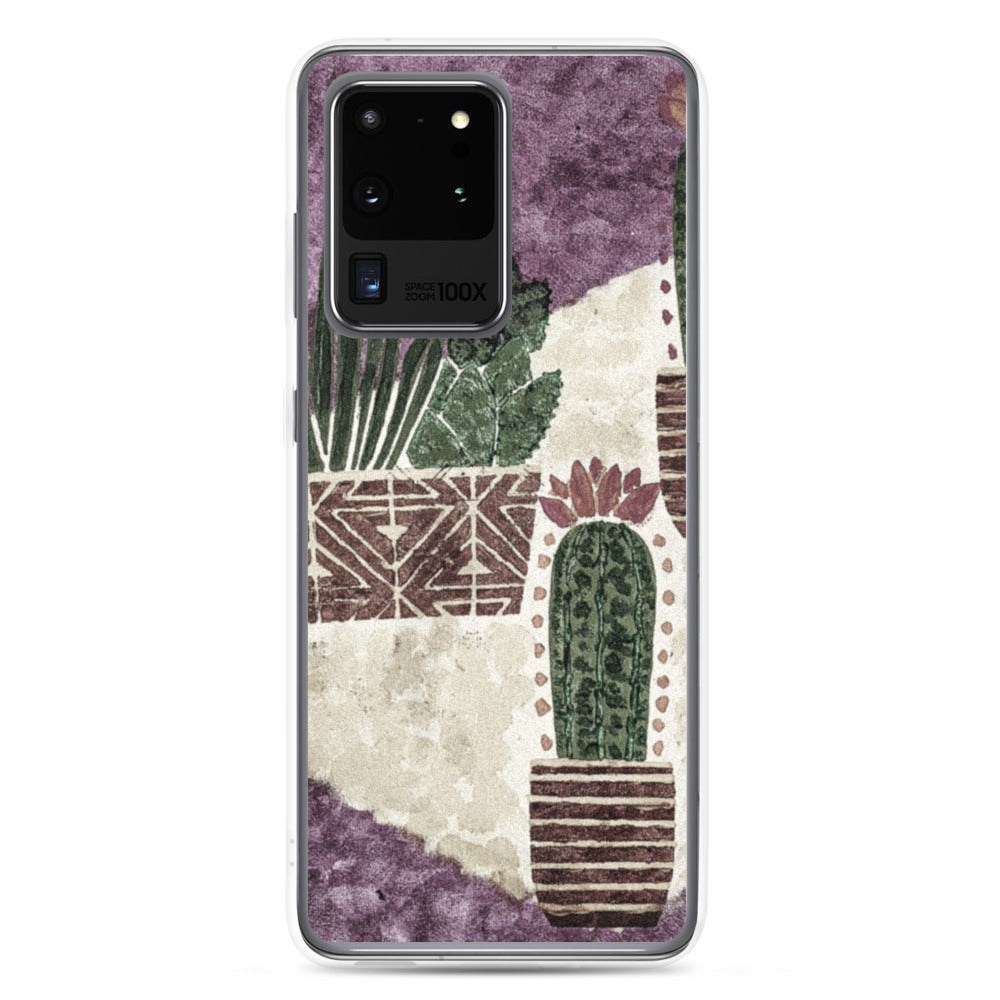 Cacti purple Samsung Case