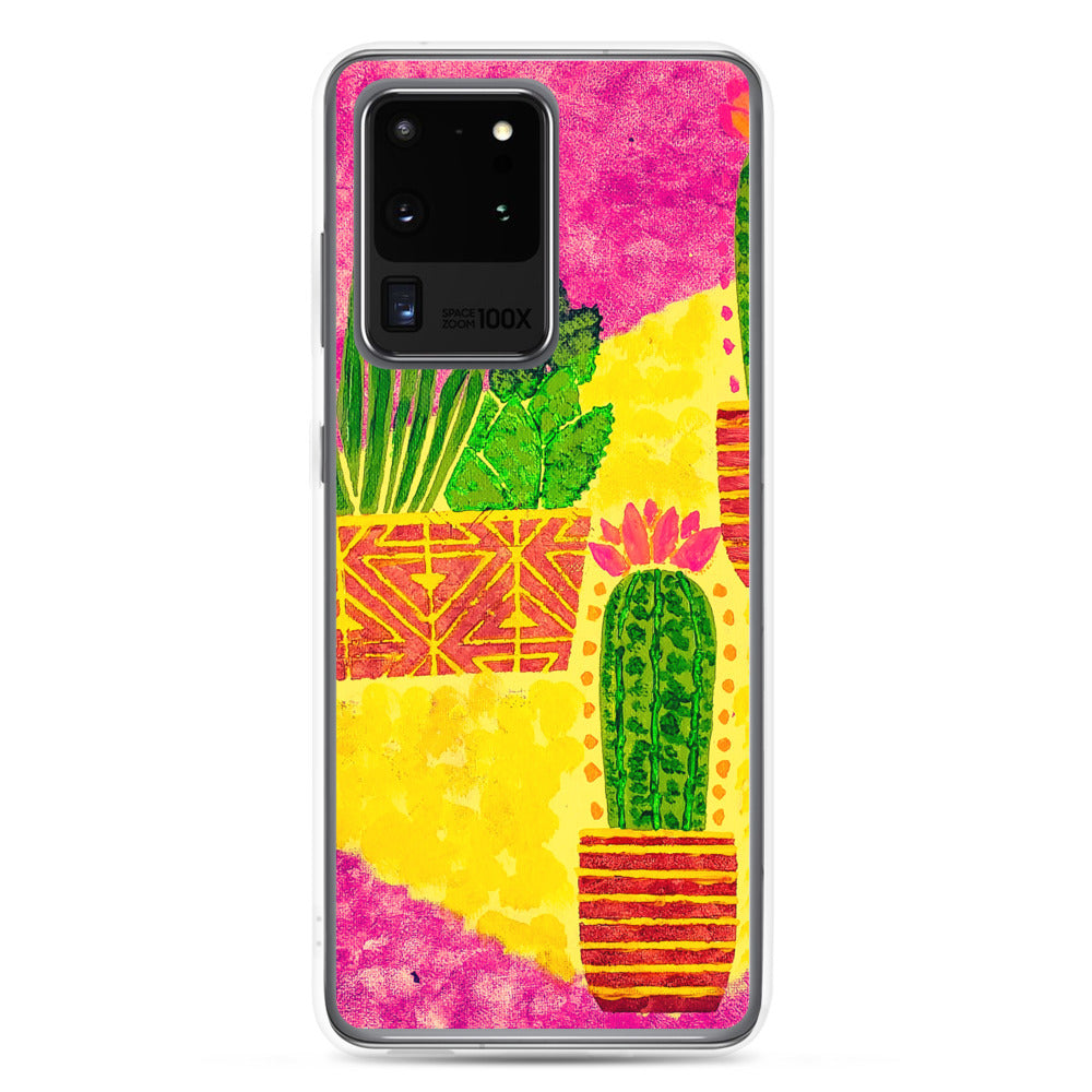 Cacti pink Samsung Case