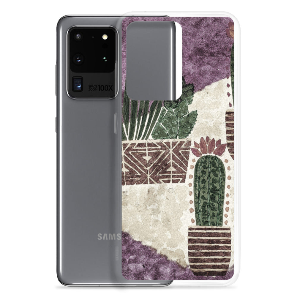 Cacti purple Samsung Case