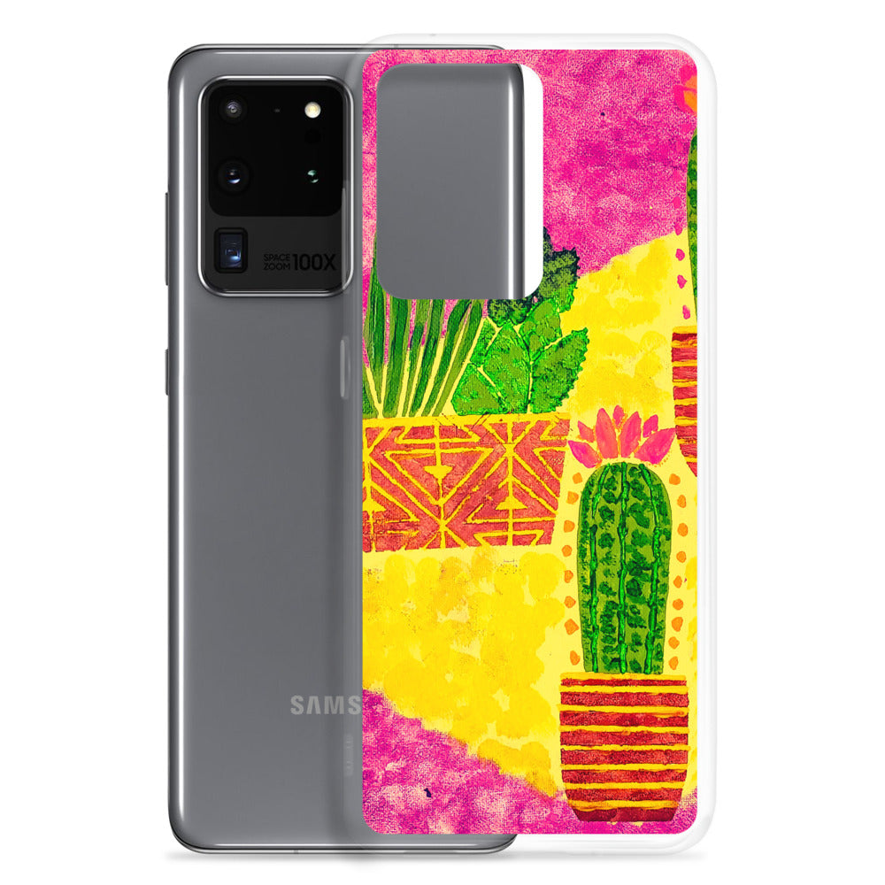 Cacti pink Samsung Case