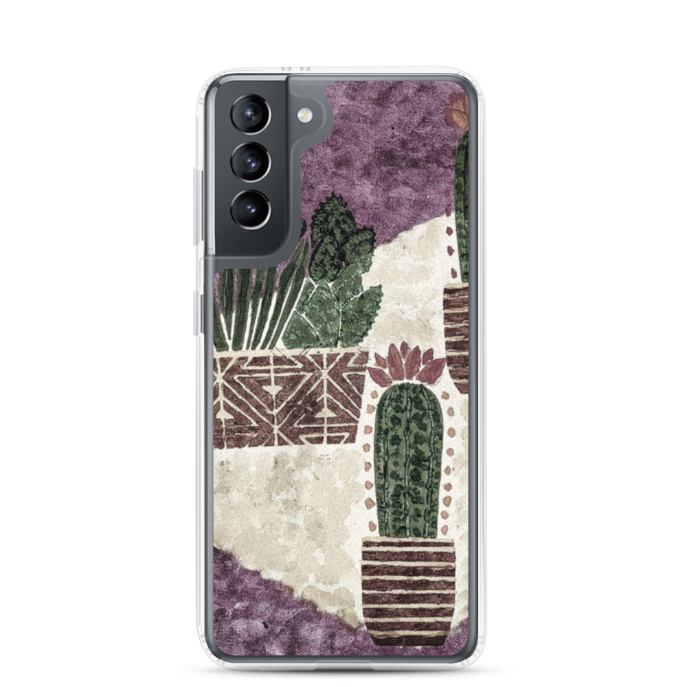 Cacti purple Samsung Case