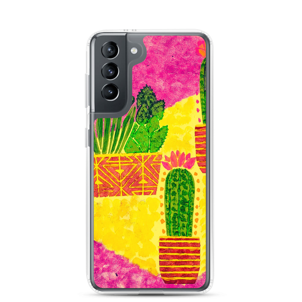 Cacti pink Samsung Case