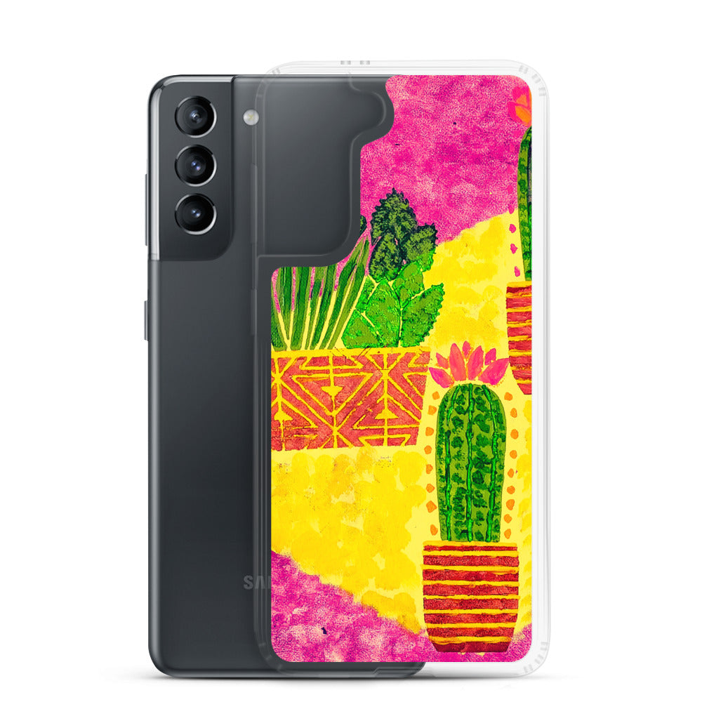 Cacti pink Samsung Case