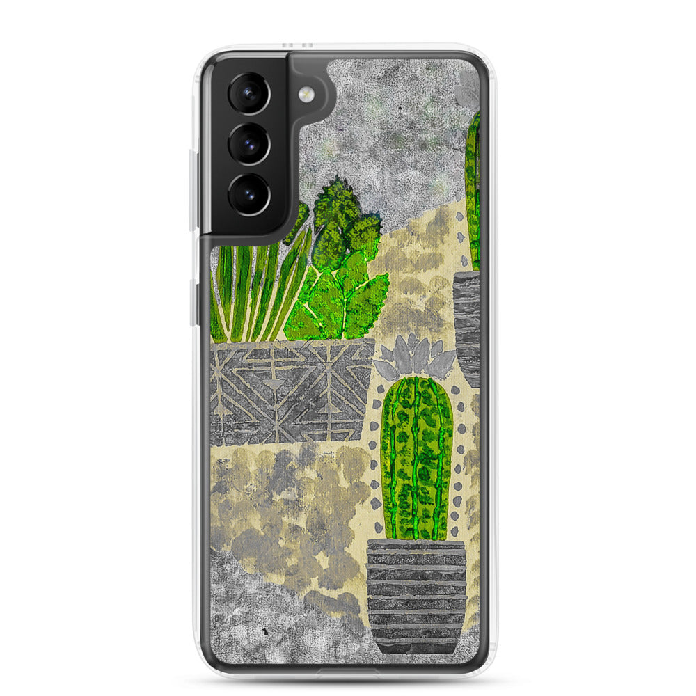 Cacti grey Samsung Case