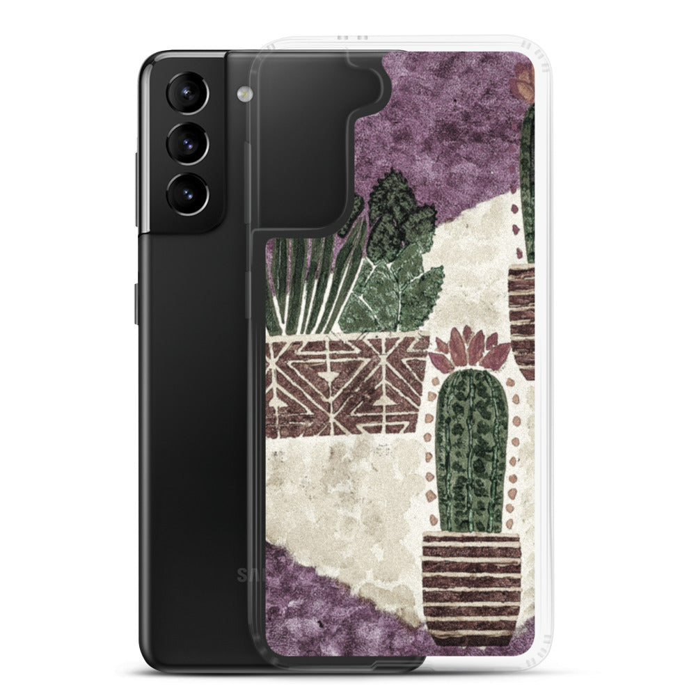 Cacti purple Samsung Case