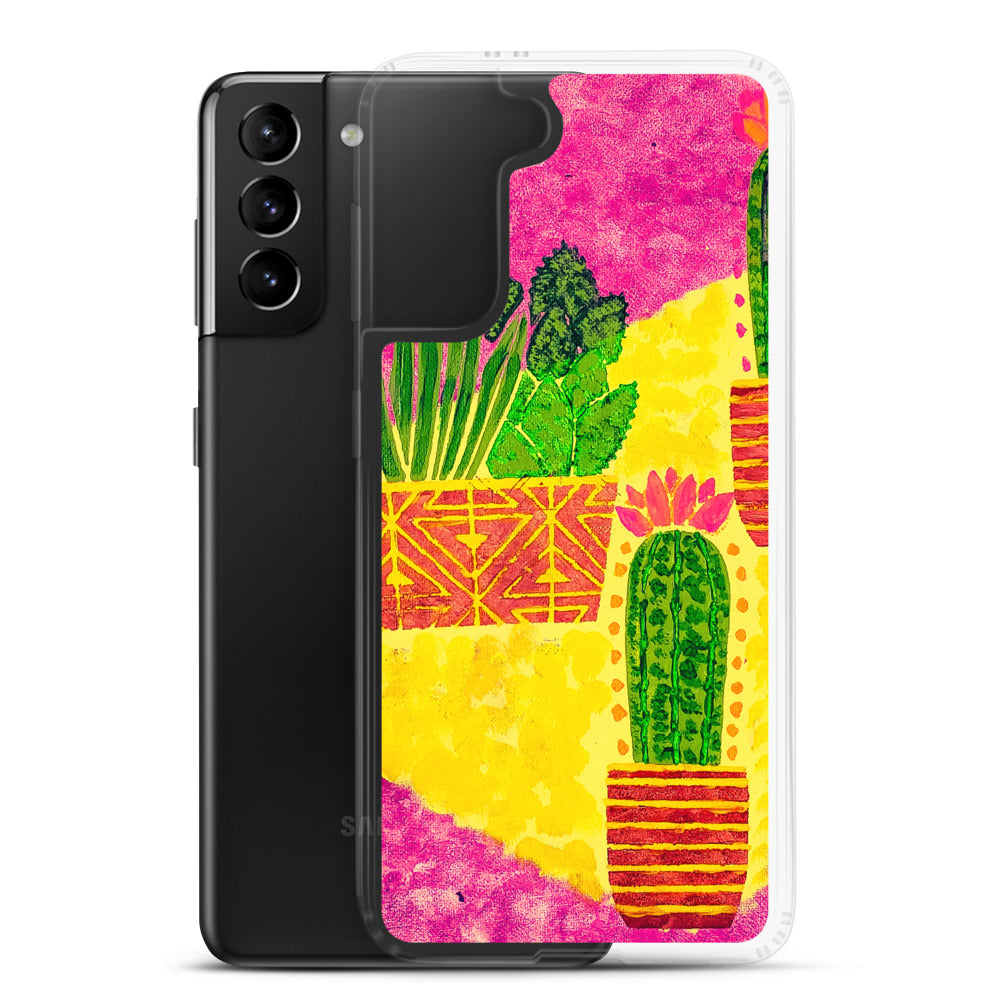 Cacti pink Samsung Case