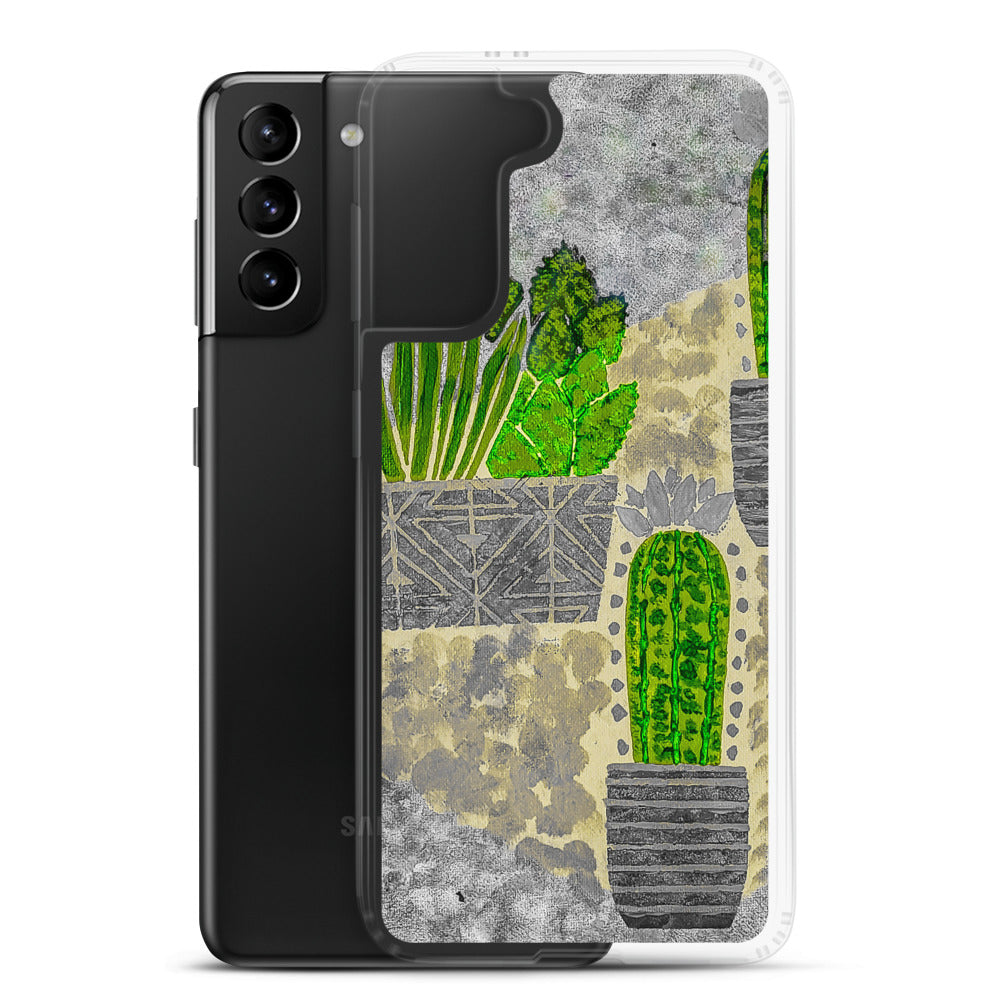 Cacti grey Samsung Case