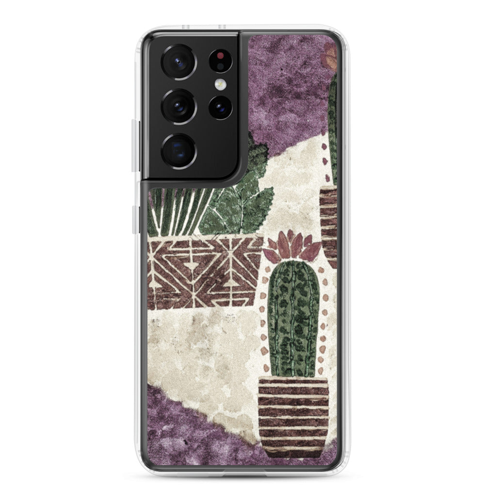 Cacti purple Samsung Case