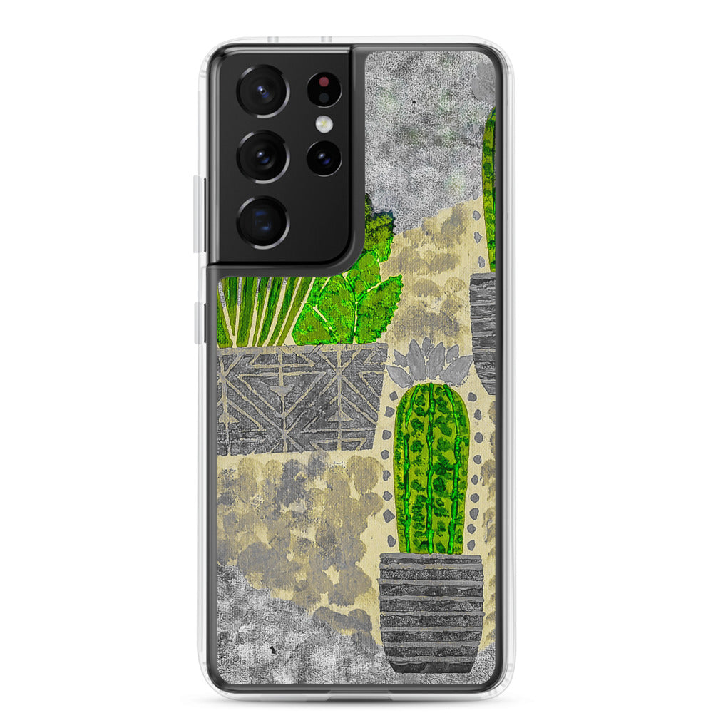 Cacti grey Samsung Case