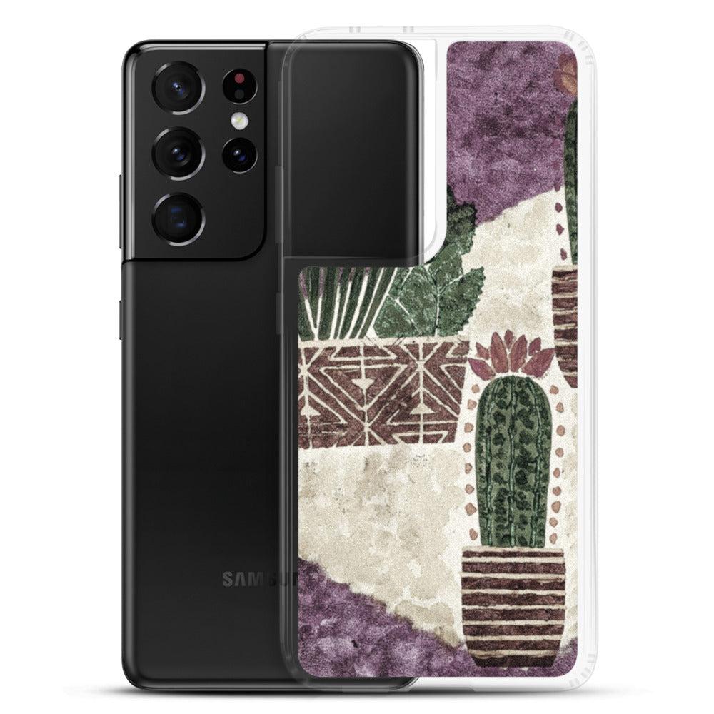 Cacti purple Samsung Case