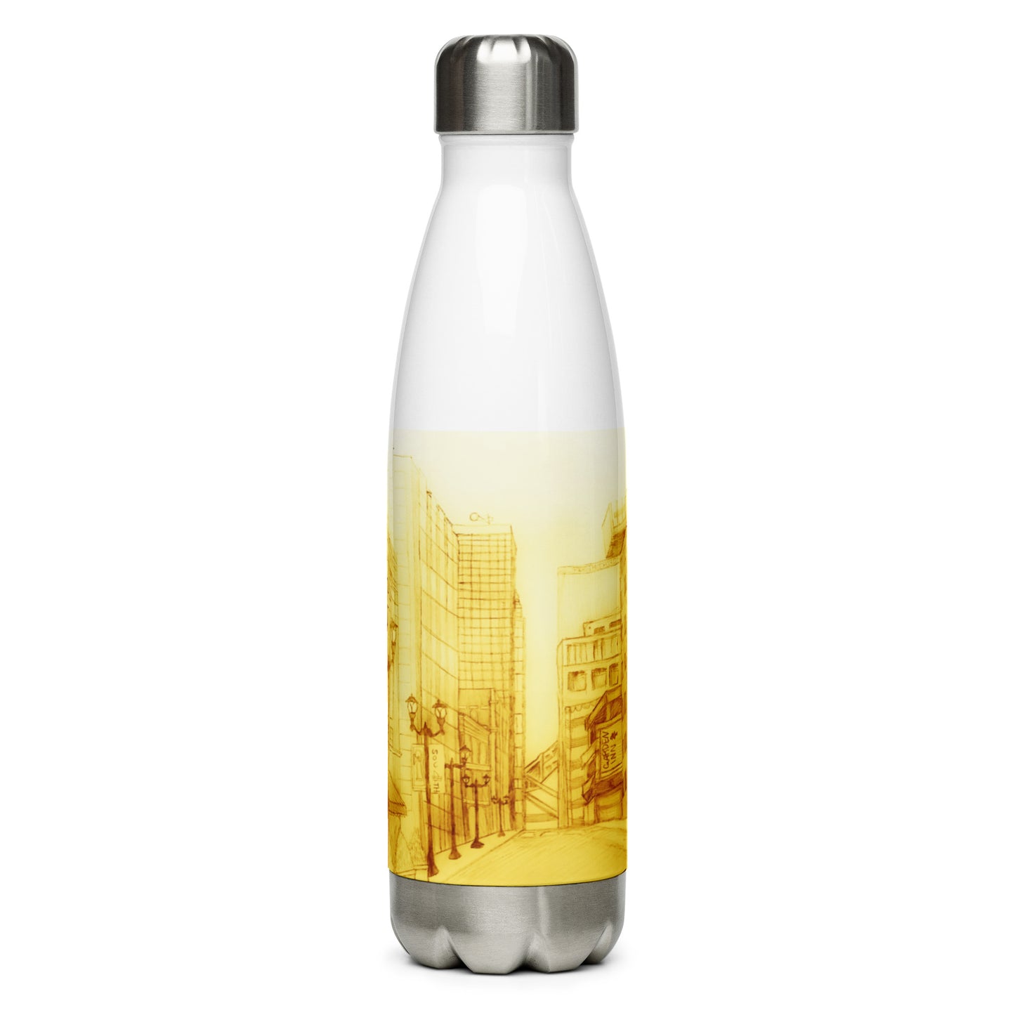 Street Glow Stainless Steel Water Bottle by Hannah