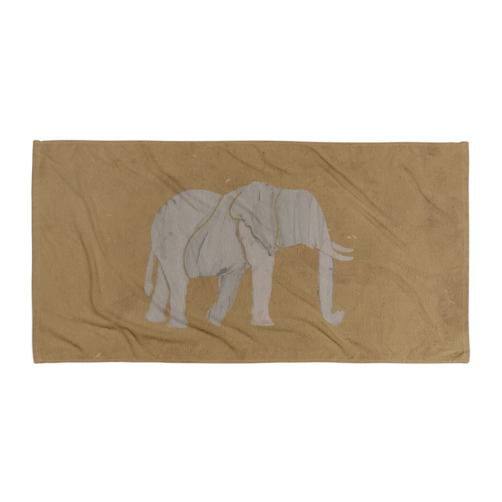 Brown Elephant Towel