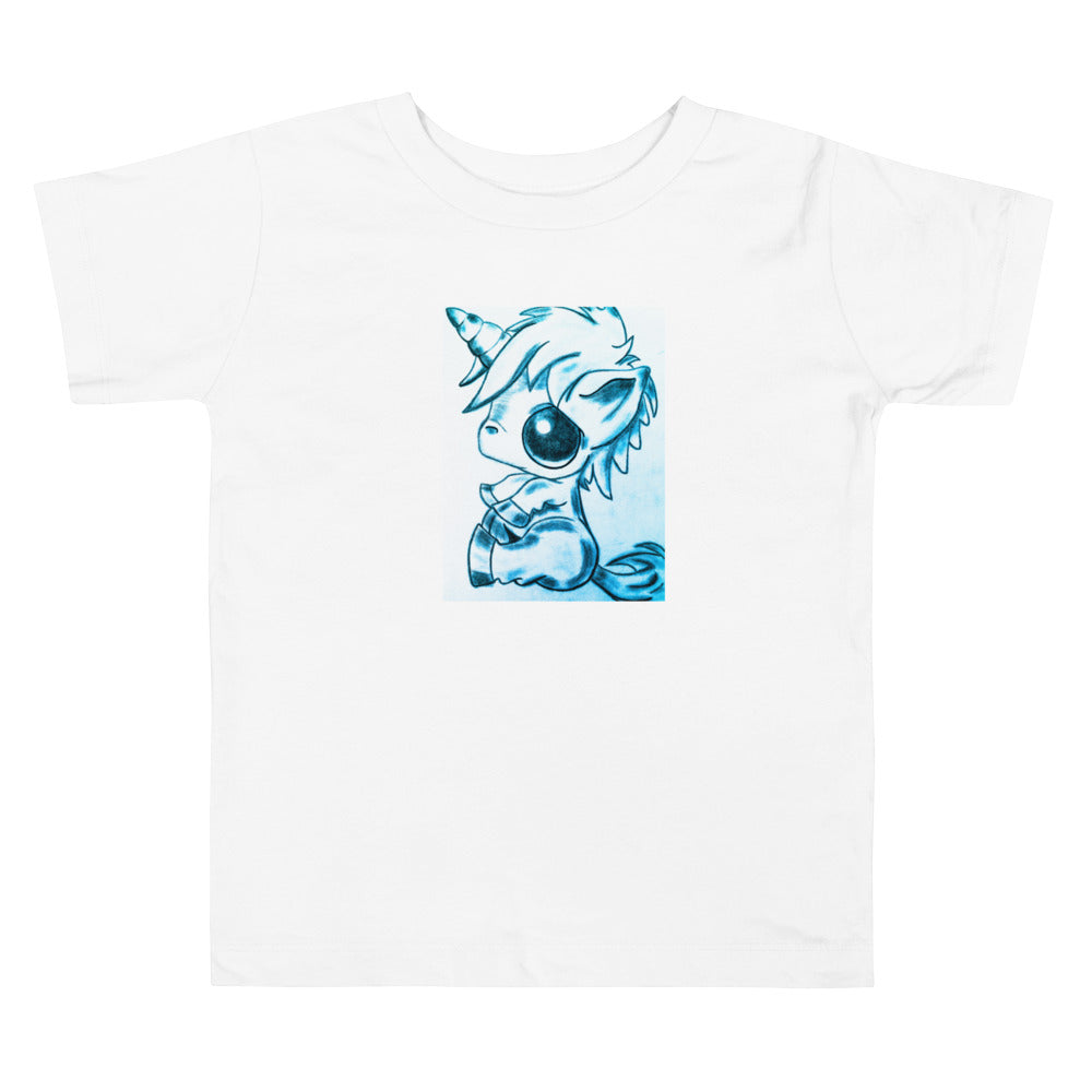 Baby Unicorn Toddler Short Sleeve Tee by LH