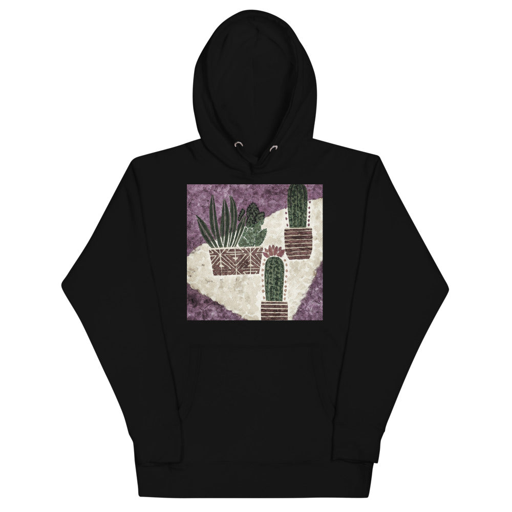 Cacti purple Unisex Hoodie