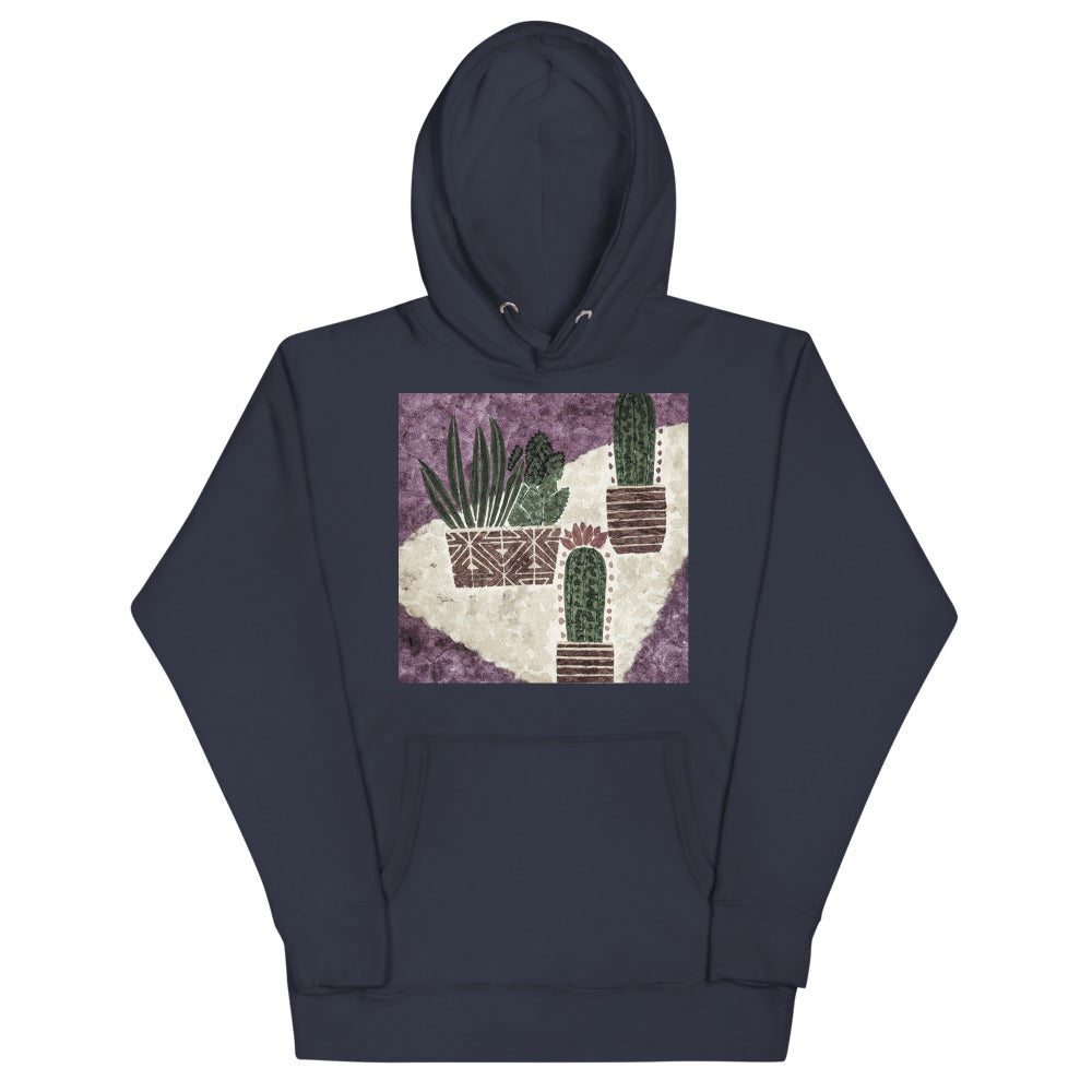 Cacti purple Unisex Hoodie