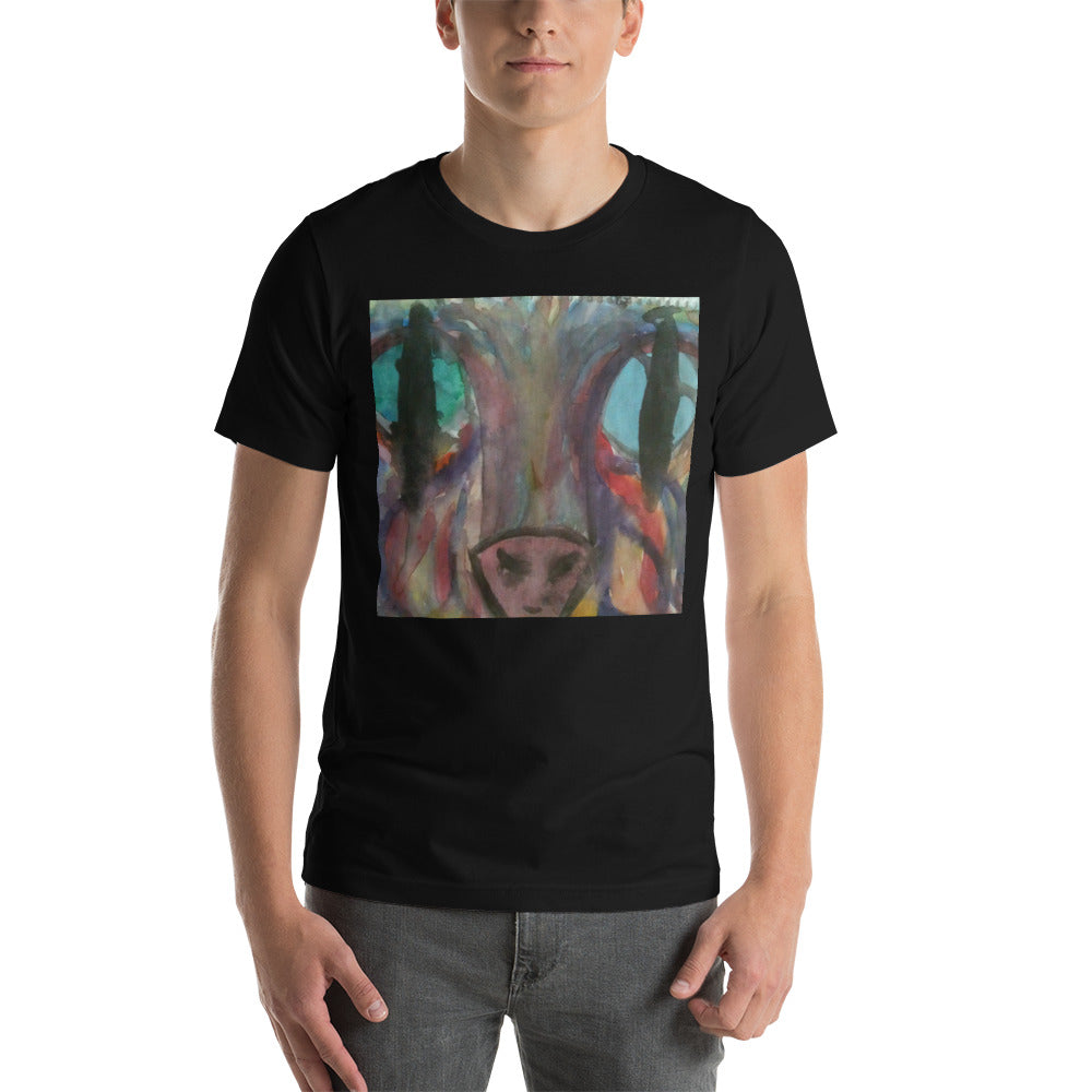 Sad Cat Short-Sleeve Unisex T-Shirt