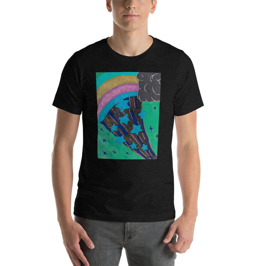 Starberst dark Short-Sleeve Unisex T-Shirt