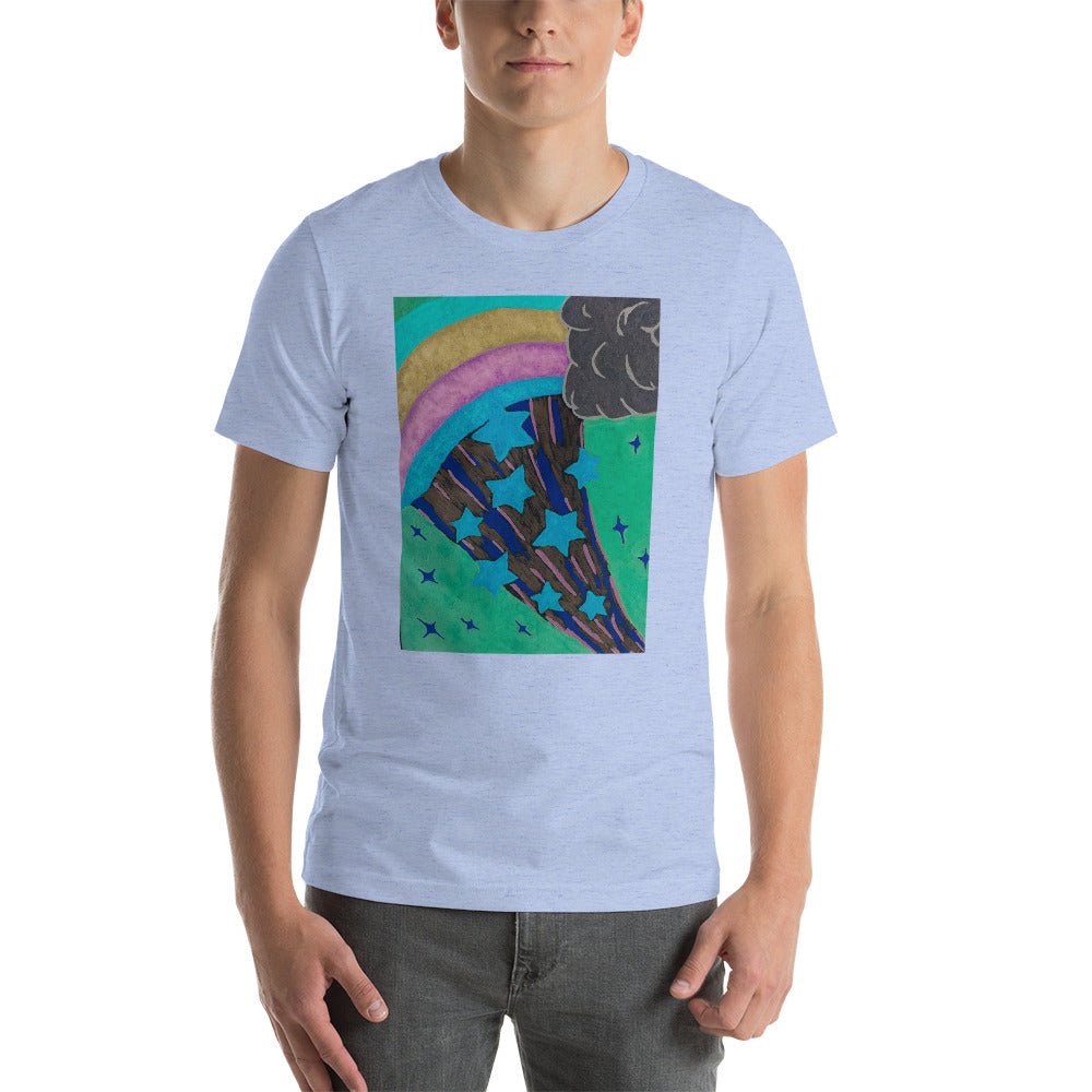 Starberst dark Short-Sleeve Unisex T-Shirt