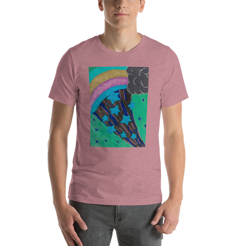 Starberst dark Short-Sleeve Unisex T-Shirt