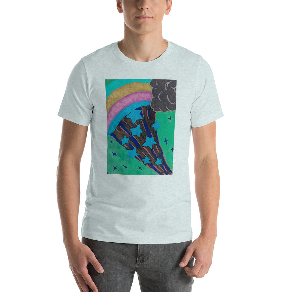 Starberst dark Short-Sleeve Unisex T-Shirt