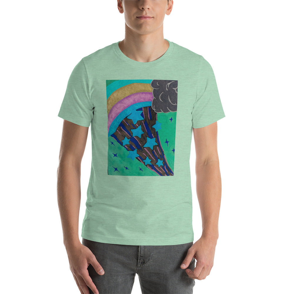 Starberst dark Short-Sleeve Unisex T-Shirt