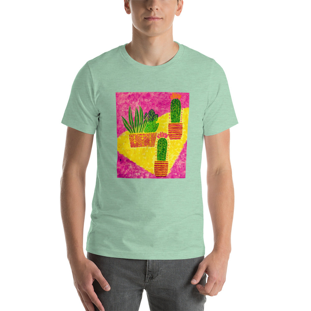 Cacti pink Short-Sleeve Unisex T-Shirt